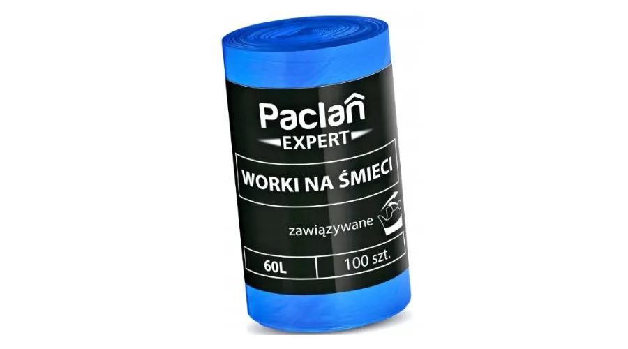 Ekspert Paclana Wiązane worki na śmieci 60L - 100 szt