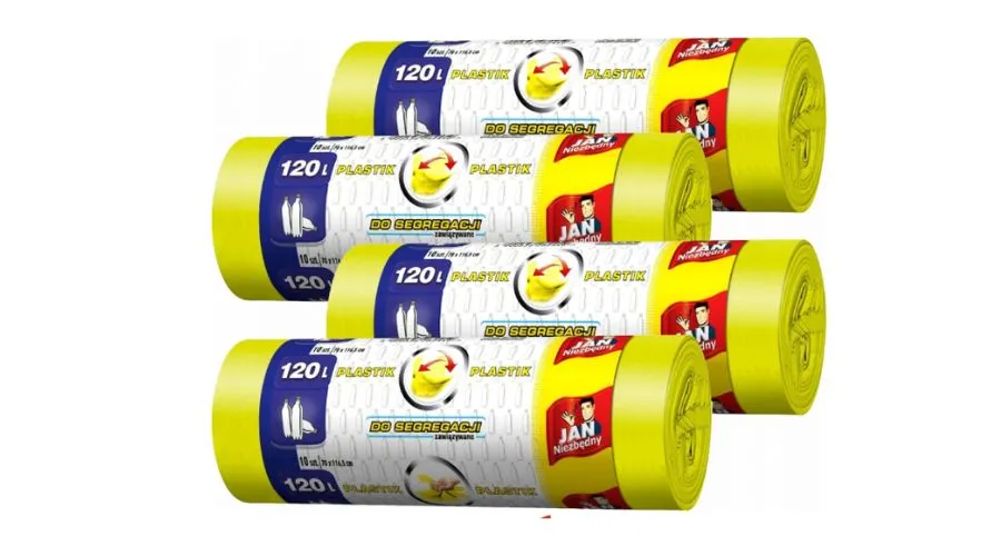 Jan Niezbędny Segregation bags 120L PLASTIC x4