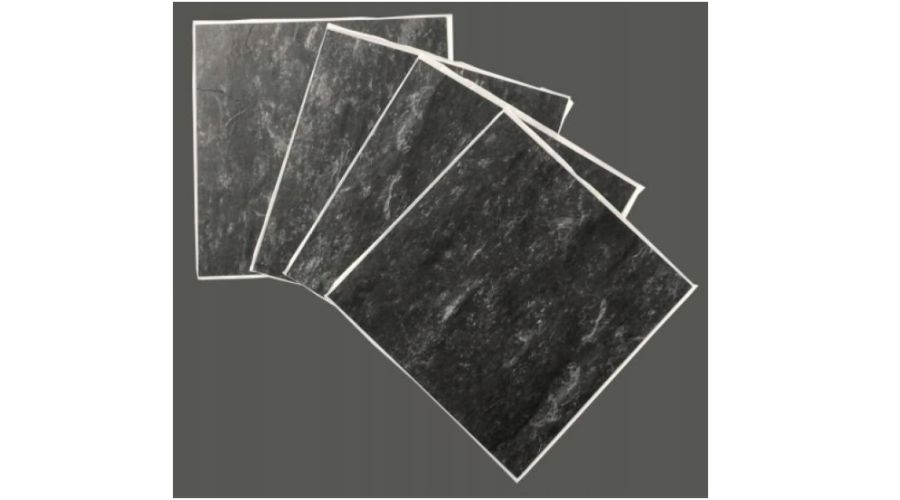 Samoprzylepne panele winylowe Stone Slate CZARNE