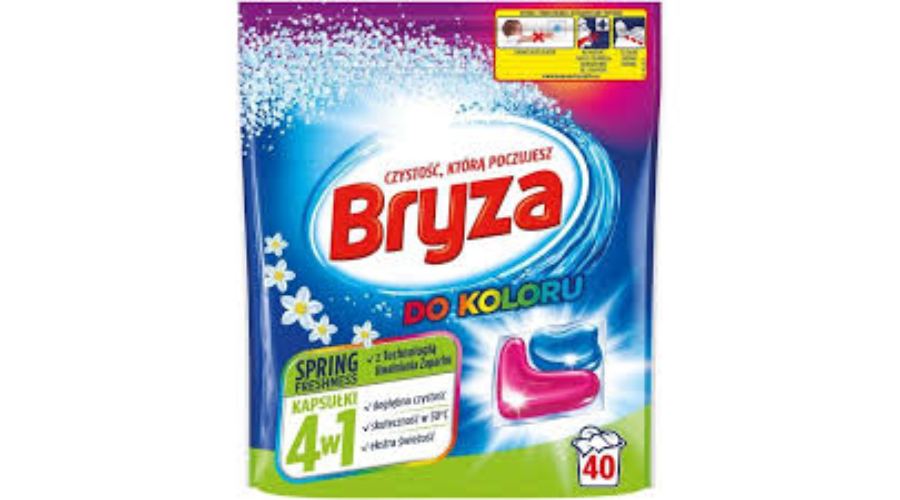 Kapsułki Bryza do prania ubrań kolorowych | Hiyou