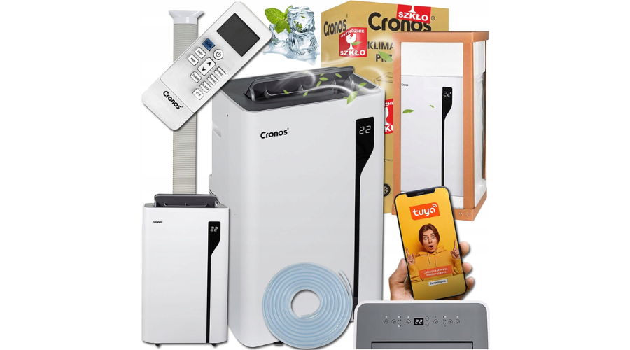 Klimatyzator Cronos Przenośny klimatyzator pokojowy Wifi Klima 4100w 4100 W | Hiyou