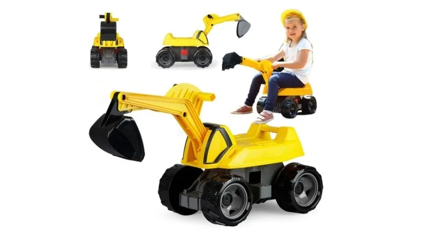 Koparka Giga Trucks w pudełku Lena 02144
