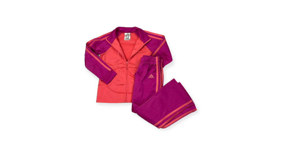 Różowy dres Adidas dla dziewczynek | Hiyou