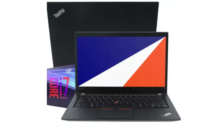 Czarny Lenovo ThinkPad T490s 14-calowy laptop Intel Core i7 8 GB/512 GB